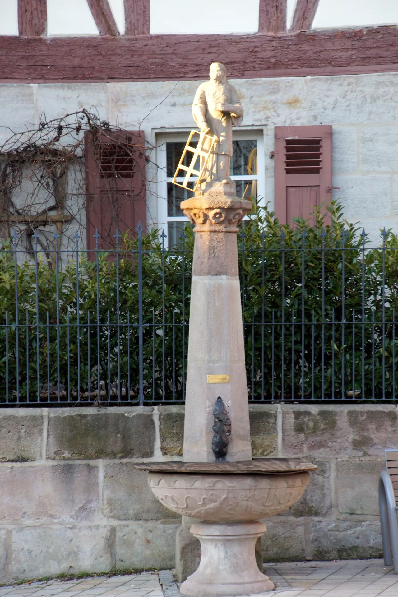 Brunnen am Marktplatz in Altdorf bei Nürnberg