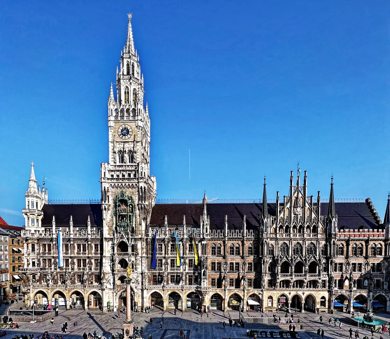 Neues Rathaus am Marienplatz in München